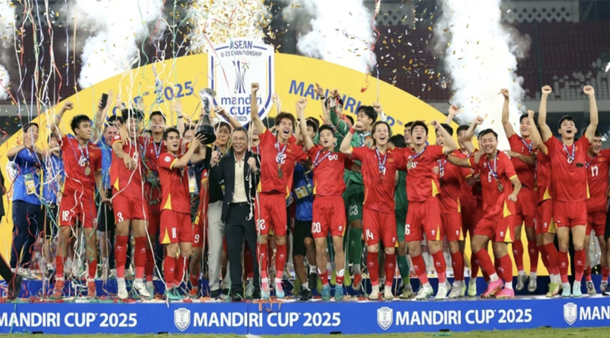 Read more about the article Hạ Indonesia, U23 Việt Nam lần thứ 3 liên tiếp vô địch Đông Nam Á