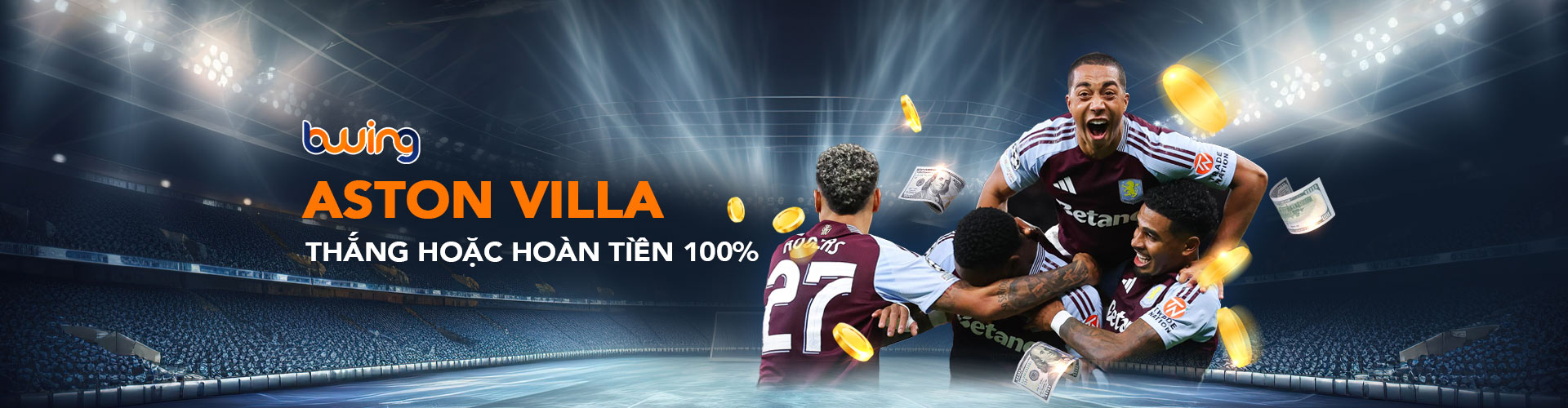 Read more about the article 100% Cược Rủi Ro Aston Villa!