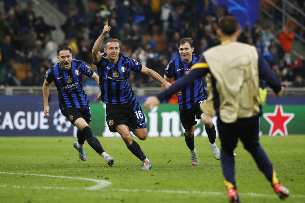 Inter Milan trong trận đấu Champions League Viva88VIP
