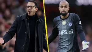 Read more about the article Liam Rosenior đối mặt khủng hoảng tại Chelsea: Thẻ đỏ “vô não” và sai lầm chí mạng đẩy The Blues vào hỗn loạn