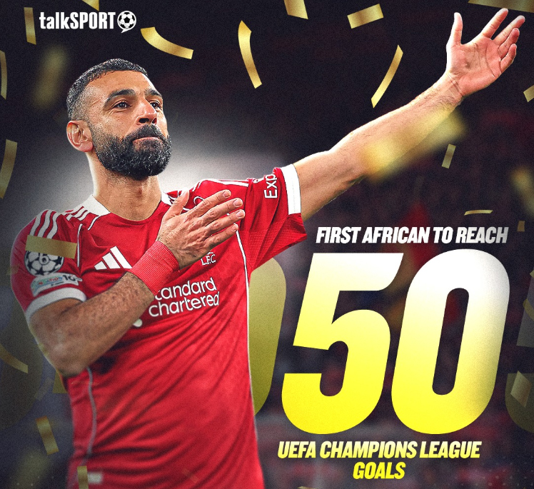 Mohamed Salah lập kỷ lục 50 bàn tại Champions League Viva88VIP